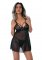 Underwire Sheer Babydoll and String