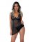Underwire Sheer Babydoll and String